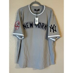 Men's 3XL NWT New York Yankees Pro Standard Team Short Sleeve‎ Shirt Gray